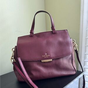 Kate Spade Plum Satchel Bag